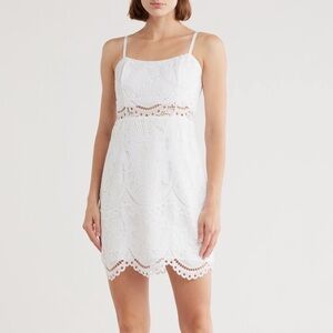 Lilly Pulitzer Risette Lace Dress | Resort White Palms | Size 10